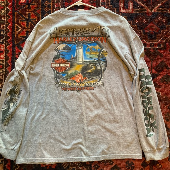 XL long sleeve Harley Davidson Coos Bay - Picture 1 of 2